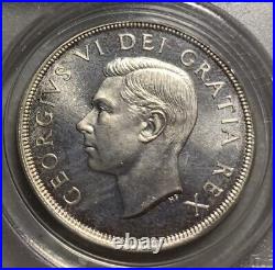 1949 $1 Canada Silver Dollar Pcgs Pl-66