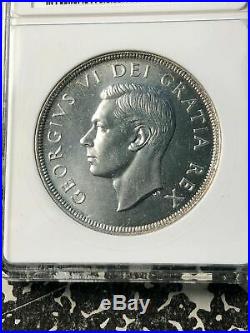 1949 Canada $1 Dollar ANACS MS67 Lot#G330 Silver! Exceptional Example