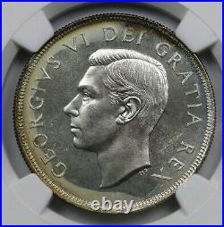 1949 Canada $1 NGC SP 65 (No Mintmark Specimen) Silver Dollar