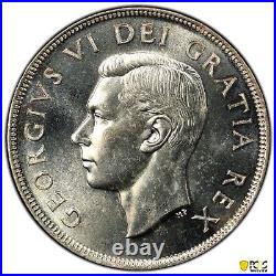1949 Canada $1 Silver Dollar, PCGS MS65