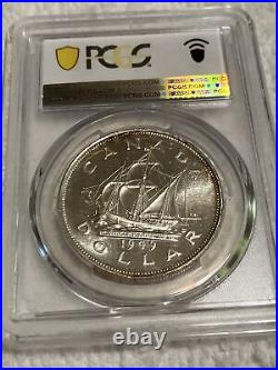 1949 Canada $1 Silver Dollar, PCGS MS65? PCGS gold shield