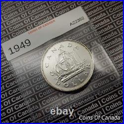 1949 Canada $1 Silver Dollar UNCIRCULATED Coin Superb Gem #coinsofcanada