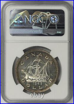 1949 Canada Silver Dollar $1 SP 65 NGC