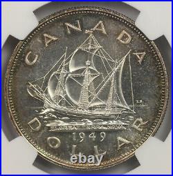 1949 Canada Silver Dollar $1 SP 65 NGC