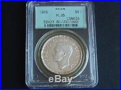 1949 Canada Silver Dollar PCGS PL65 OGH