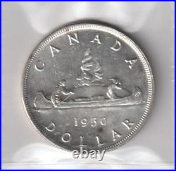 1950 Canada One Silver Dollar Arnprior ICCS Graded MS-63