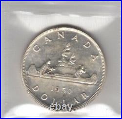 1950 Canada One Silver Dollar Arnprior ICCS Graded MS-64