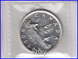 1950 Canada Silver Dollar Arnprior ICCS MS-64 Cert#RG479
