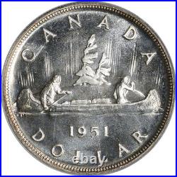 1951 Canada Silver Dollar $1 PCGS PL67