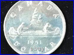 1951 Canada Silver Dollar Arnprior George VI Uncirculated E9748