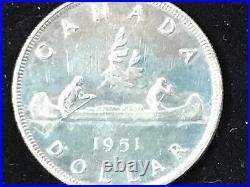 1951 Canada Silver Dollar Arnprior George VI Uncirculated E9748