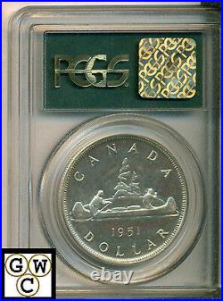 1951 Canada Silver Dollar PCGS PL-64