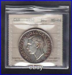 1952 CANADA SILVER DOLLAR, ICCS Certified MS-64 SWL