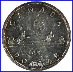 1952 Canada $1 Silver Dollar ICCS MS-65