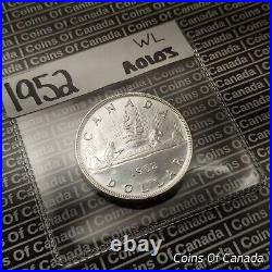 1952 Canada $1 Silver Dollar UNCIRCULATED Coin Great Eye Appeal #coinsofcanada