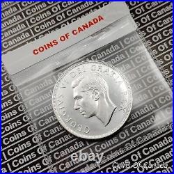 1952 Canada $1 Silver Dollar UNCIRCULATED Coin SWL Short Water #coinsofcanada