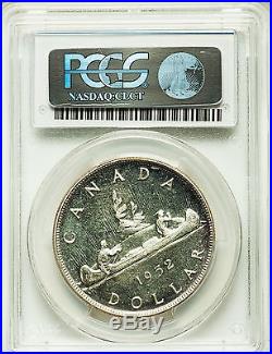 1952 NWL Silver Dollar PCGS PL-66 Gorgeous GEM+ Scarce Variety Canada $1.00