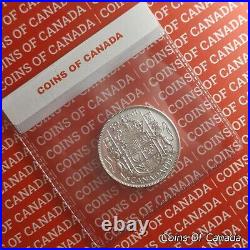 1953 Canada Silver 50 Cents Small Date Heavy Cameo UNCIRCULATED #coinsofcanada