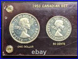 1953 Canada Uncirculated Mint Set NSF Varieties Unc PL In Plastic Case