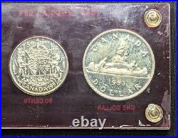 1953 Canada Uncirculated Mint Set NSF Varieties Unc PL In Plastic Case