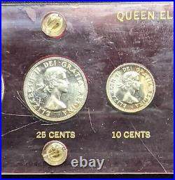 1953 Canada Uncirculated Mint Set NSF Varieties Unc PL In Plastic Case