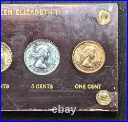 1953 Canada Uncirculated Mint Set NSF Varieties Unc PL In Plastic Case