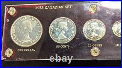 1953 Canada Uncirculated Mint Set NSF Varieties Unc PL In Plastic Case