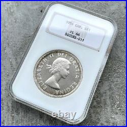 1954 Canada 1 Dollar Silver Coin One Dollar Proof Like NGC PL 66