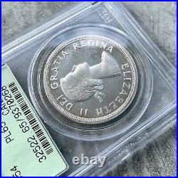 1954 Canada 1 Dollar Silver Coin One Dollar Proof Like PCGS Gem PL 65 Cameo