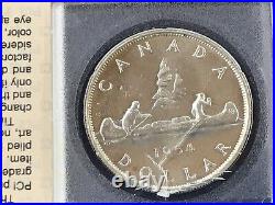 1954 Canada Silver Dollar Proof-like Brilliant Uncirculated E0727