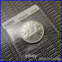 1955 Canada $1 Silver Dollar Arnprior Nice UNCIRCULATED Coin #coinsofcanada