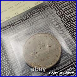 1955 Canada $1 Silver Dollar ICCS MS 64 Arnprior with Die Breaks #coinsofcanada