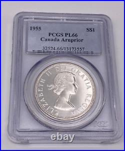1955 Canada Arnprior Dollar PCGS PL 66 Beautiful Coin