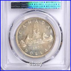 1955 PCGS MS65PL Canada DOLLAR Silver Arnprior