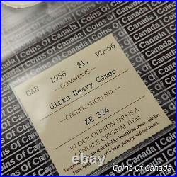 1956 Canada $1 Silver Dollar ICCS PL 66 UHC Ultra Heavy Cameo #coinsofcanada