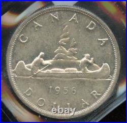 1956 Canada Silver Dollar ICCS MS-64 Key Date