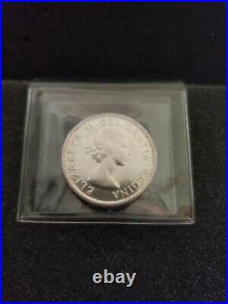 1957 $1 Canada Silver Dollar ICCS MS64 One Water Line Blast White