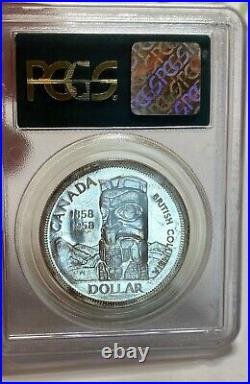 1958 $1 Canada Silver Dollar ELIZABETH II Dollar PCGS PL66
