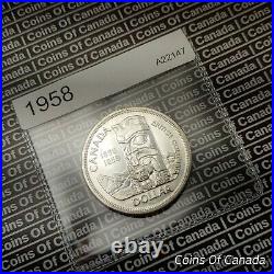 1958 Canada $1 Silver Dollar UNCIRCULATED Coin Superb Coin! #coinsofcanada