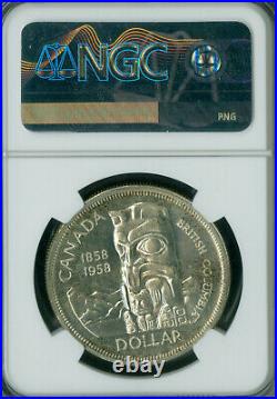 1958 Canada Silver $1 Dollar Ngc Pl67 Pq 2nd Finest Grade Mac Spotless