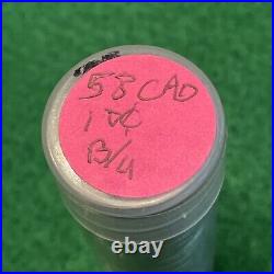1958 Canada Silver Ten Cents Original Gem BU Roll of 50 Coins 1958 Canada Silver Ten Cents Original Gem BU Roll of 50 Coins
