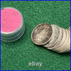 1958 Canada Silver Ten Cents Original Gem BU Roll of 50 Coins 1958 Canada Silver Ten Cents Original Gem BU Roll of 50 Coins
