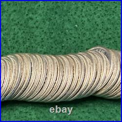 1958 Canada Silver Ten Cents Original Gem BU Roll of 50 Coins 1958 Canada Silver Ten Cents Original Gem BU Roll of 50 Coins