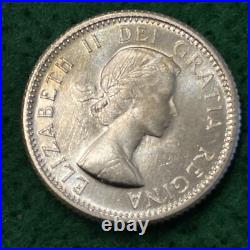 1958 Canada Silver Ten Cents Original Gem BU Roll of 50 Coins 1958 Canada Silver Ten Cents Original Gem BU Roll of 50 Coins