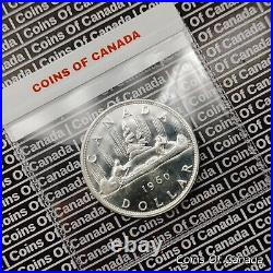 1960 Canada $1 Silver Dollar UNCIRCULATED Coin Heavy Cameo WOW! #coinsofcanada