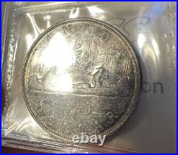 1960 MS 65 Canadian Silver Dollar ICCS Toned Beauty