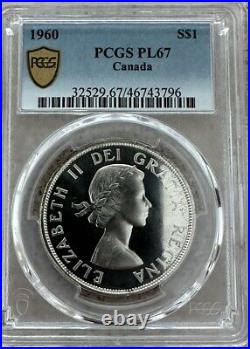 1960 PL-67 Canadian Silver $1 Dollar PCGS