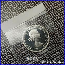 1961 Canada $1 Silver Dollar UNCIRCULATED Coin Heavy Cameo! WOW #coinsofcanada