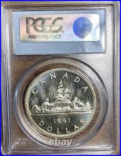 1961 Canada Silver Dollar PCGS PL66 White Beauty Best Price on Ebay CHN