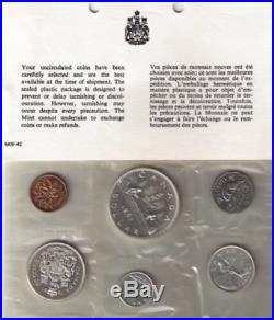 1961 Canada Uncirculated Silver Proof-Like PL Set